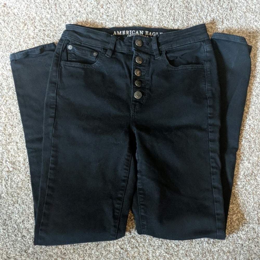 💜Black American eagle jeans💜
